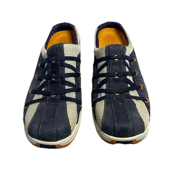 Cole Haan Nike Air Walking Mules Slip On Navy Blue Gray Sneakers Women’s Size 7 - Picture 9 of 15